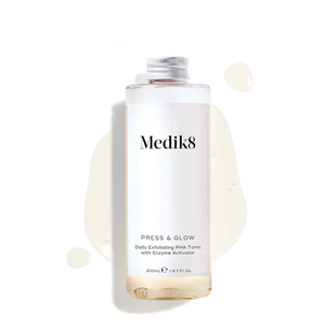 MEDIK8 Press & Glow Daily Exfoliating PHA Tonic with Enzyme Activator Щоденний відлущувальний тонік з PHA-кислотами та ензимним активатором 200 мл (ЗМІННИЙ БЛОК) P08964 фото
