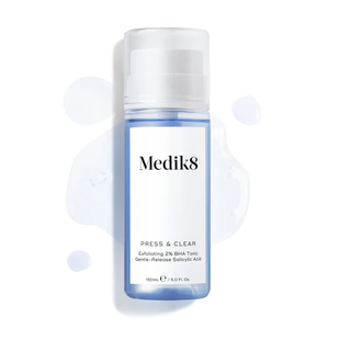MEDIK8 Press & Clear Exfoliating 2% BHA Tonic Gentle-Release Salicylic Acid Відлущувальний тонік з 2% саліцилової кислоти (поступове вивільнення) для проблемної шкіри 150 мл P10256 фото