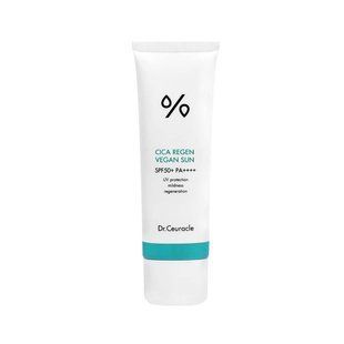 DR.CEURACLE Cica Regen Vegan Sun SPF50+ PA++++ Сонцезахисний веганський крем з центелою азійською 50 мл DC01 фото