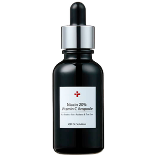 CUSKIN Dr.Solution Niacin 20% Vitamin C Ampoule Концентрована сироватка з ніацинамідом 20% та вітаміном С 30 мл CU237 фото